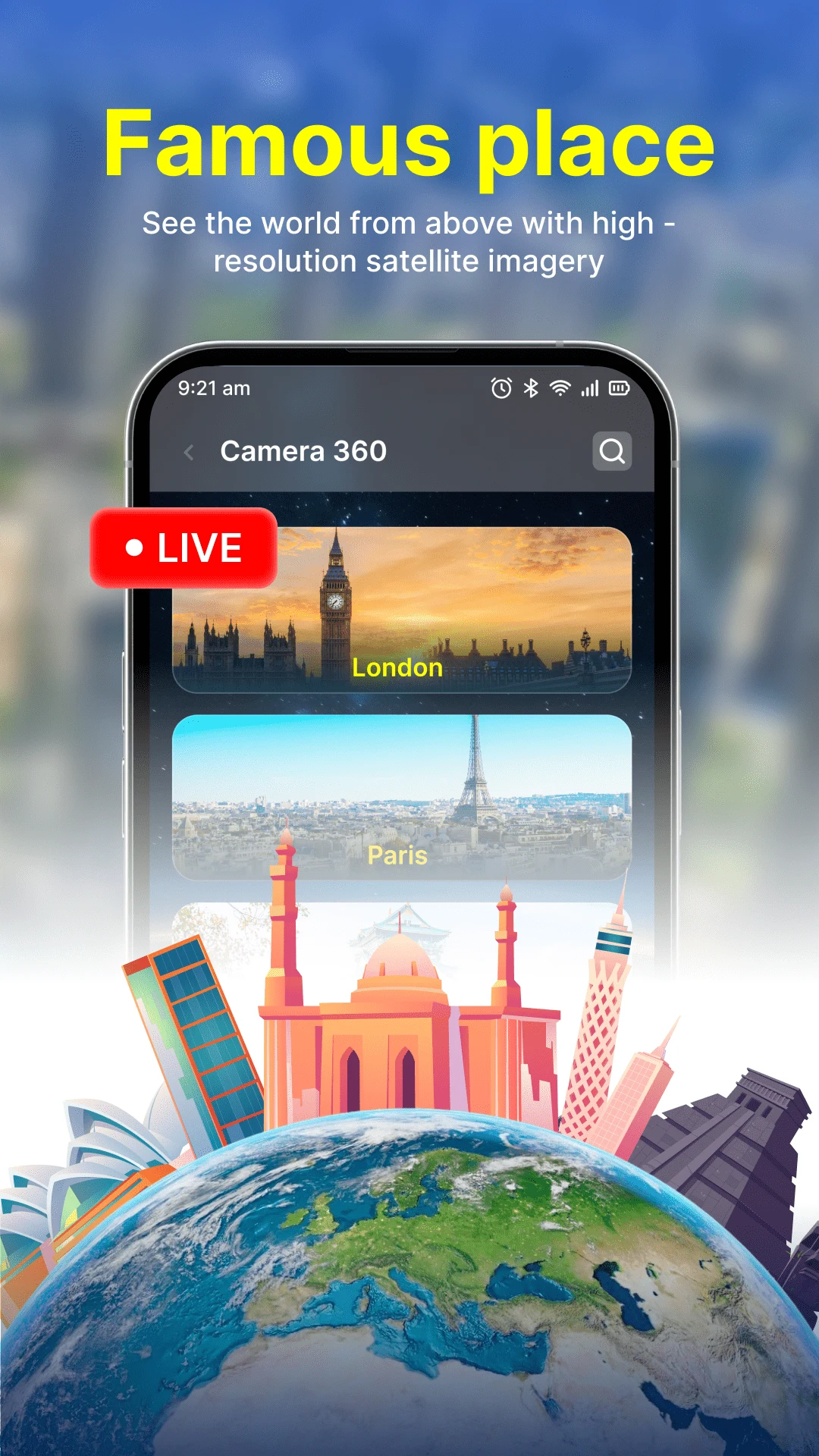 Live Cam Earth Map - GPS Cam screenshot